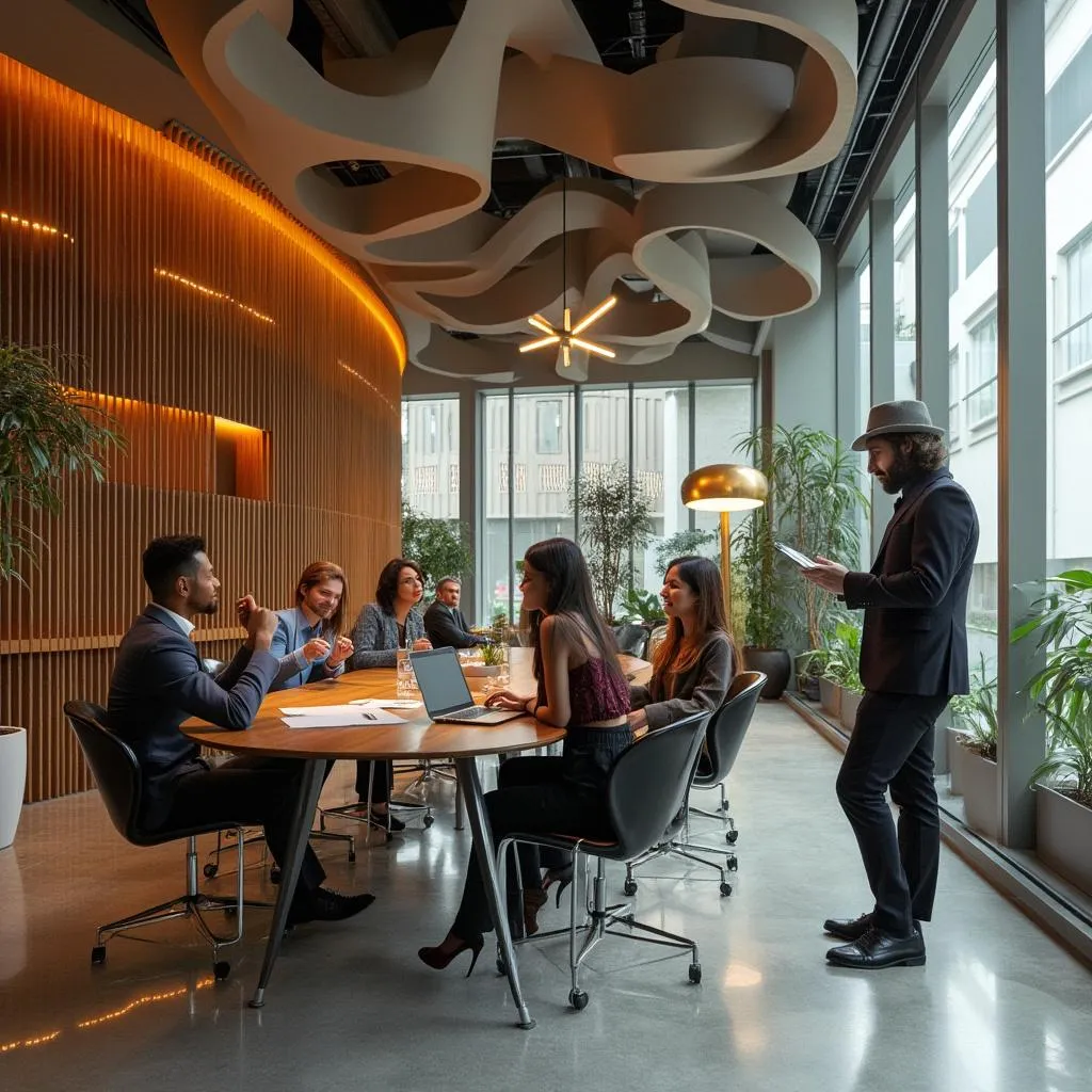 Oficina de consultoría en Bogotá con diseño moderno